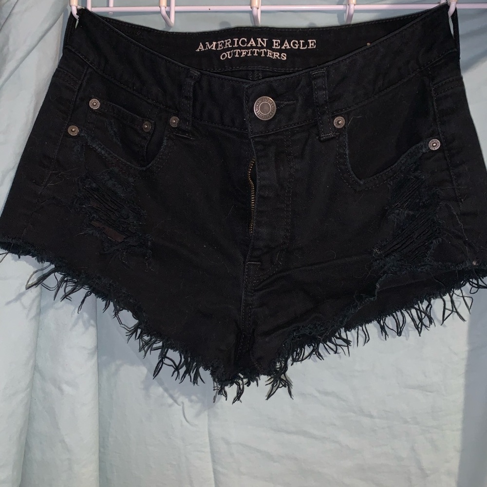 Short-Cut High Waisted Jeans